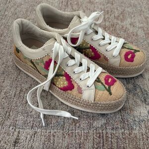 Dolce Vita - Azalia - Floral Multi Raffia Sneakers